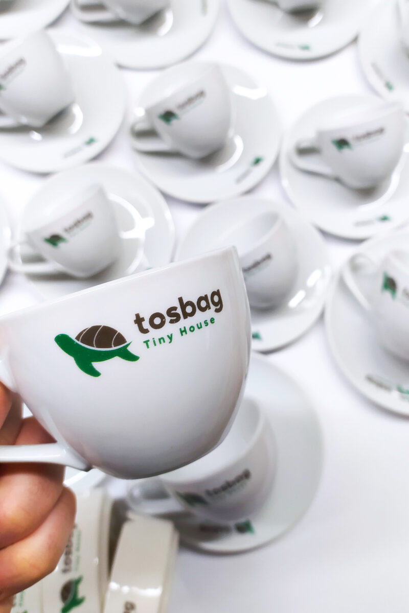 Logolu Porselen Nescafe ve Çay Fincanı
